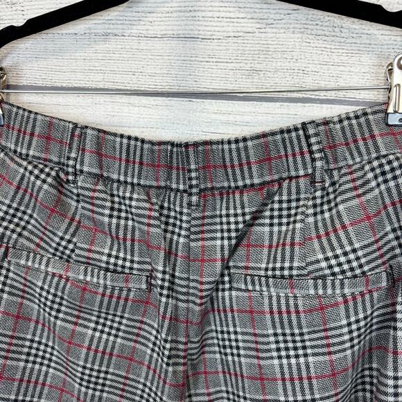 Ava & Viv Plus Size Gray Red Plaid Trouser Pants Size 22 - Picture 7 of 10